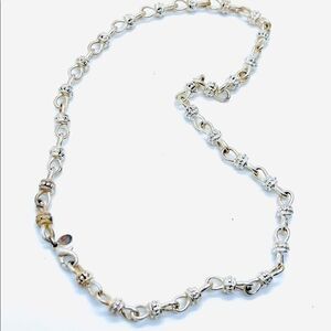Premier Designs Necklace Fashion Jewelry-Rhodium Plated Silver-Signed.